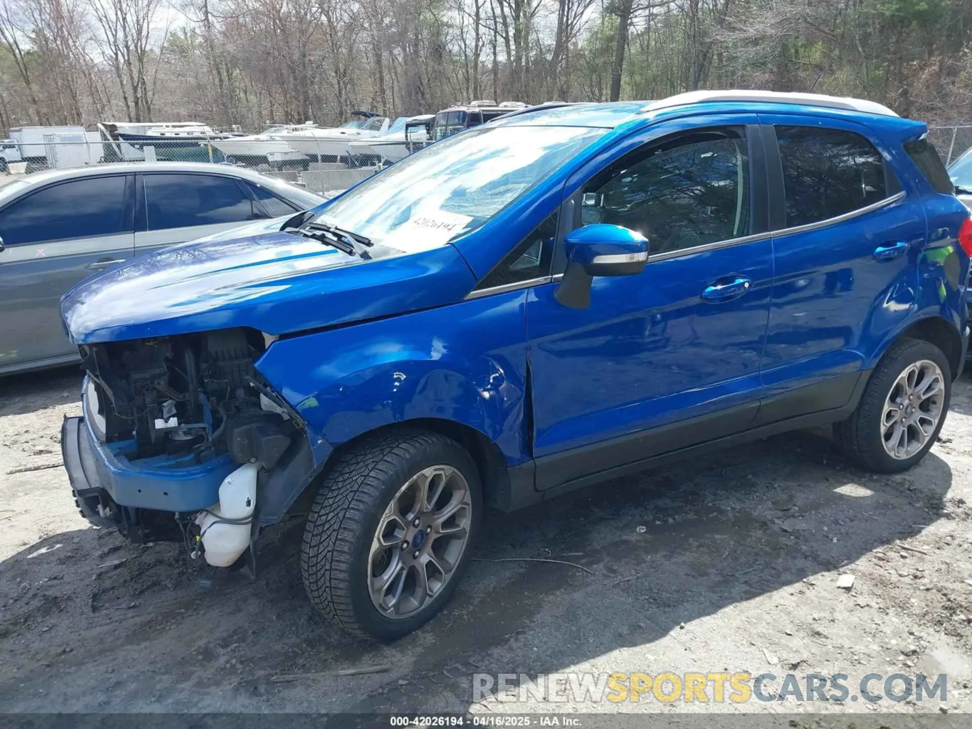 2 Photograph of a damaged car MAJ6S3KL2KC293999 FORD ECOSPORT 2019