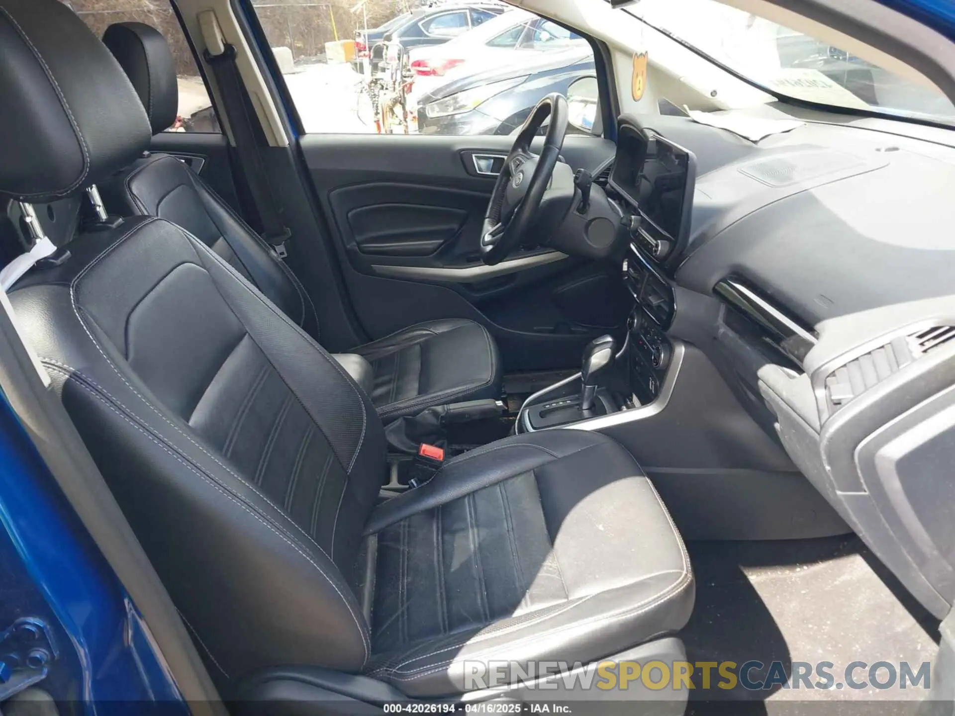 5 Photograph of a damaged car MAJ6S3KL2KC293999 FORD ECOSPORT 2019