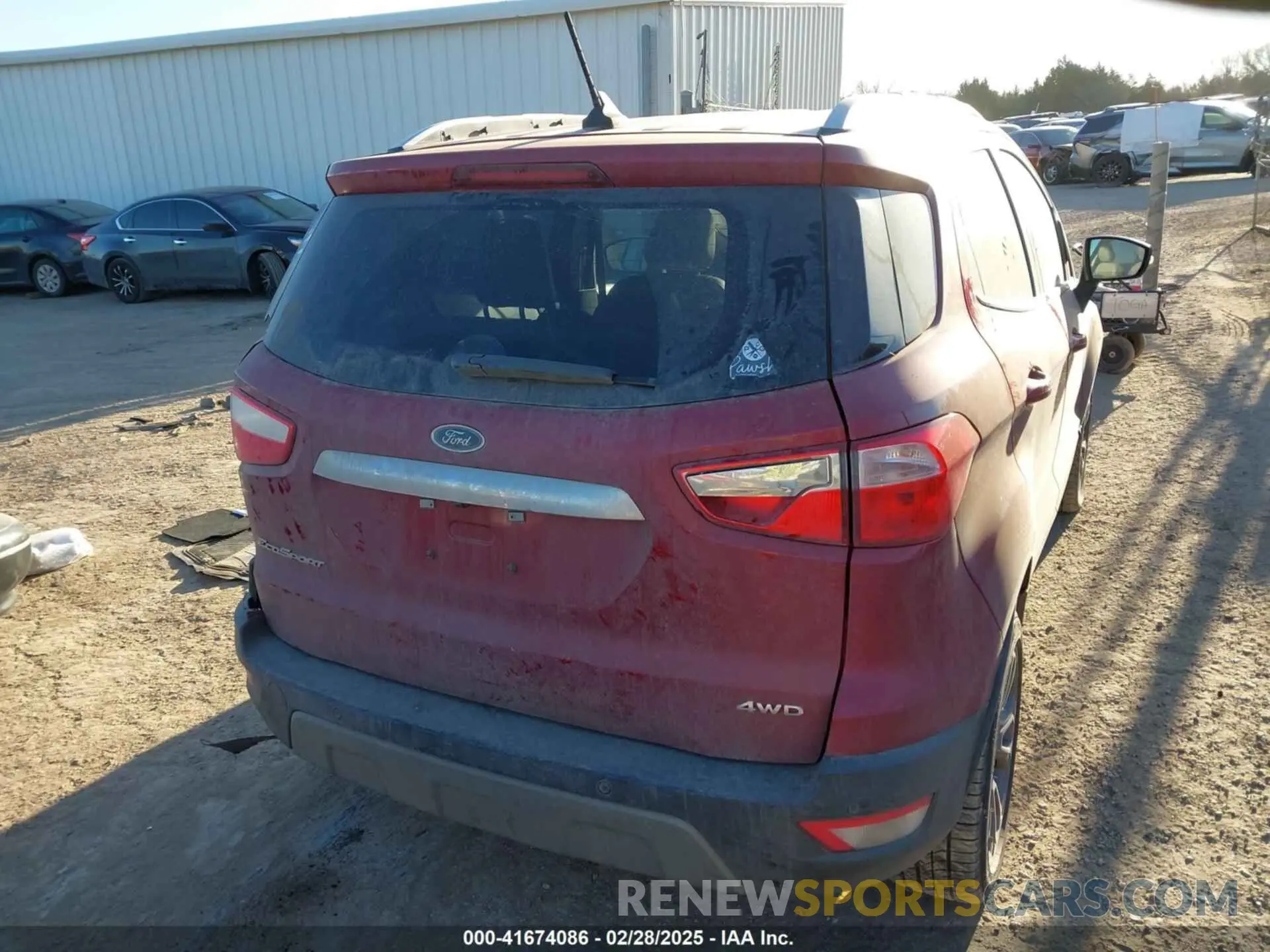 16 Photograph of a damaged car MAJ6S3KL4KC271163 FORD ECOSPORT 2019