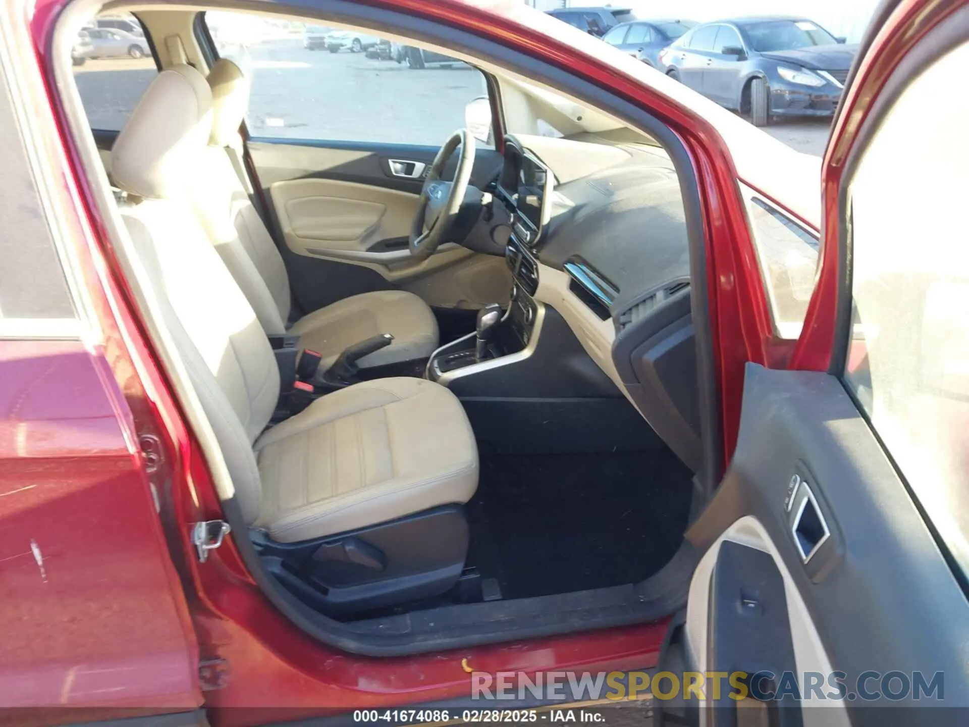 5 Photograph of a damaged car MAJ6S3KL4KC271163 FORD ECOSPORT 2019