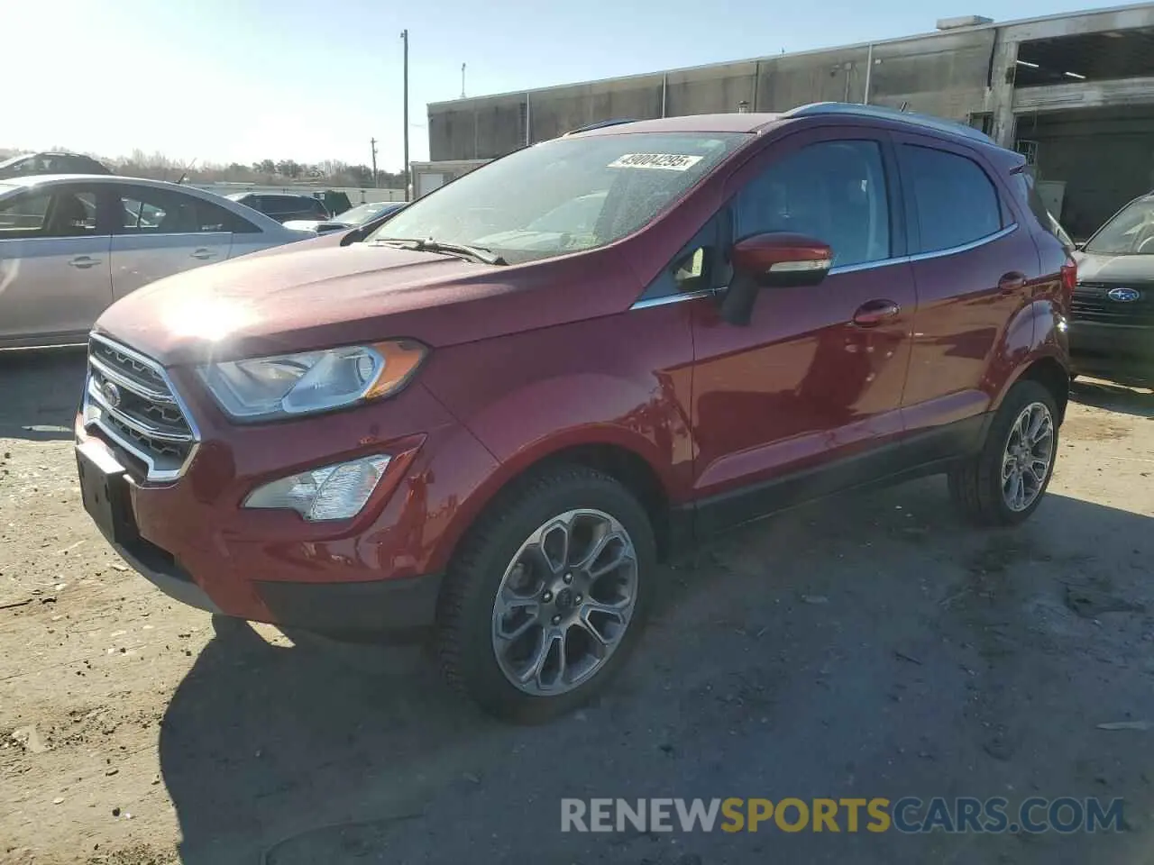 1 Photograph of a damaged car MAJ6S3KL4KC282440 FORD ECOSPORT 2019