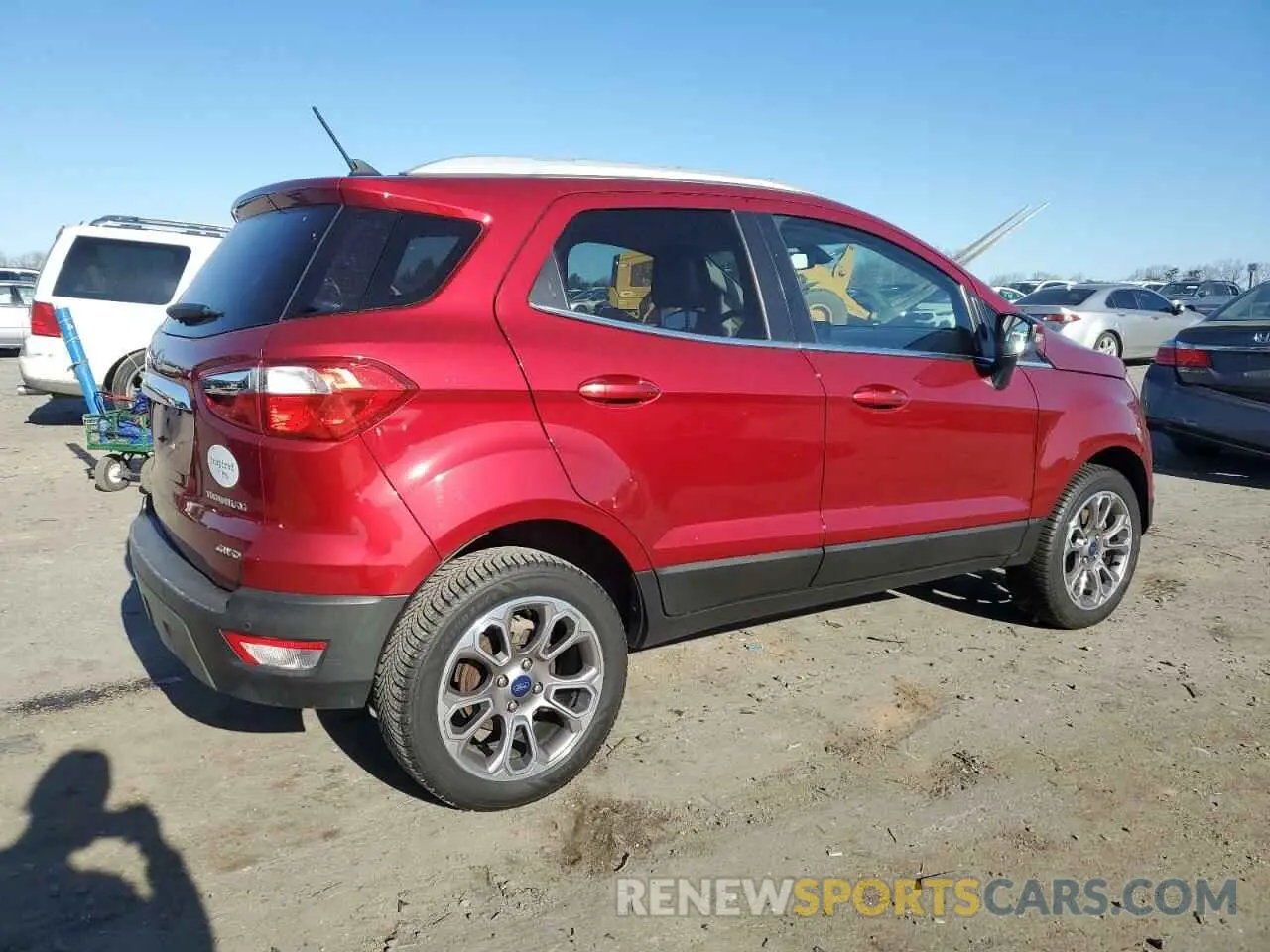 3 Photograph of a damaged car MAJ6S3KL4KC282440 FORD ECOSPORT 2019