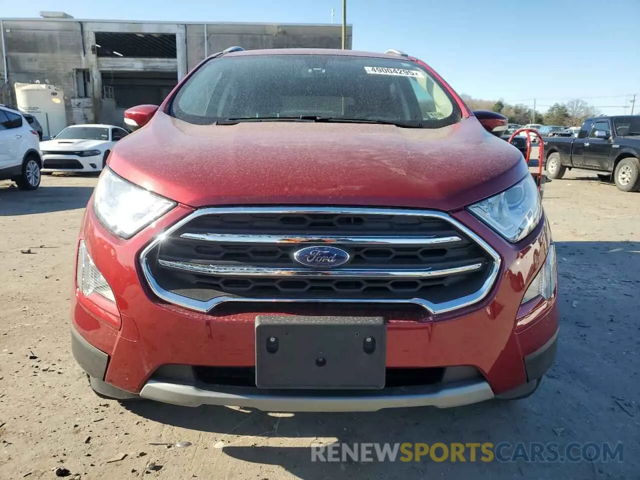 5 Photograph of a damaged car MAJ6S3KL4KC282440 FORD ECOSPORT 2019