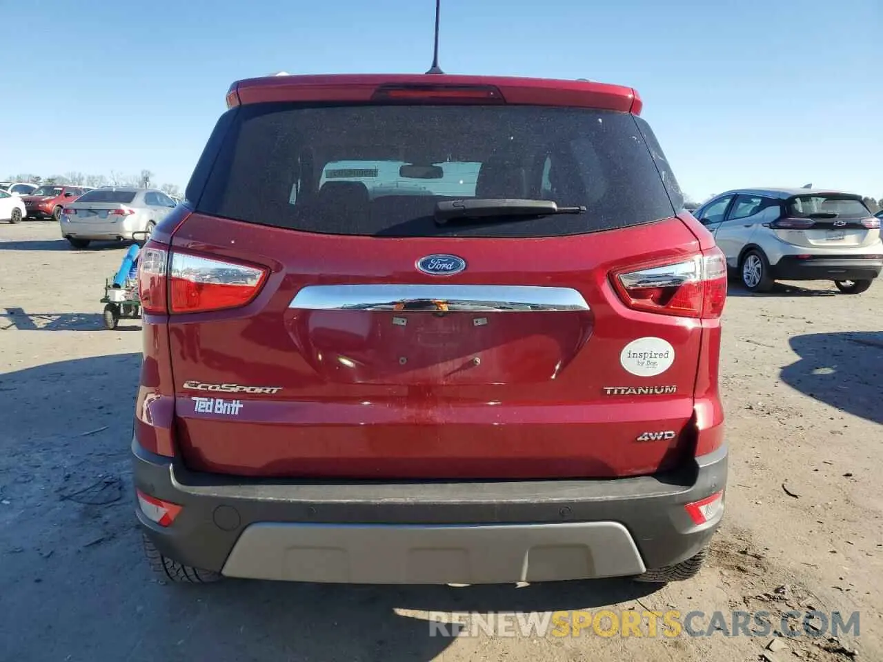 6 Photograph of a damaged car MAJ6S3KL4KC282440 FORD ECOSPORT 2019