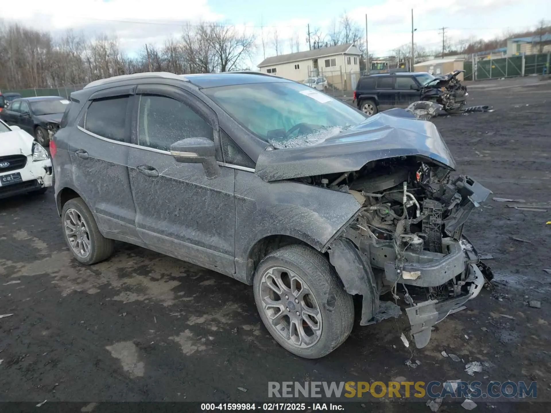 1 Photograph of a damaged car MAJ6S3KL4KC283605 FORD ECOSPORT 2019