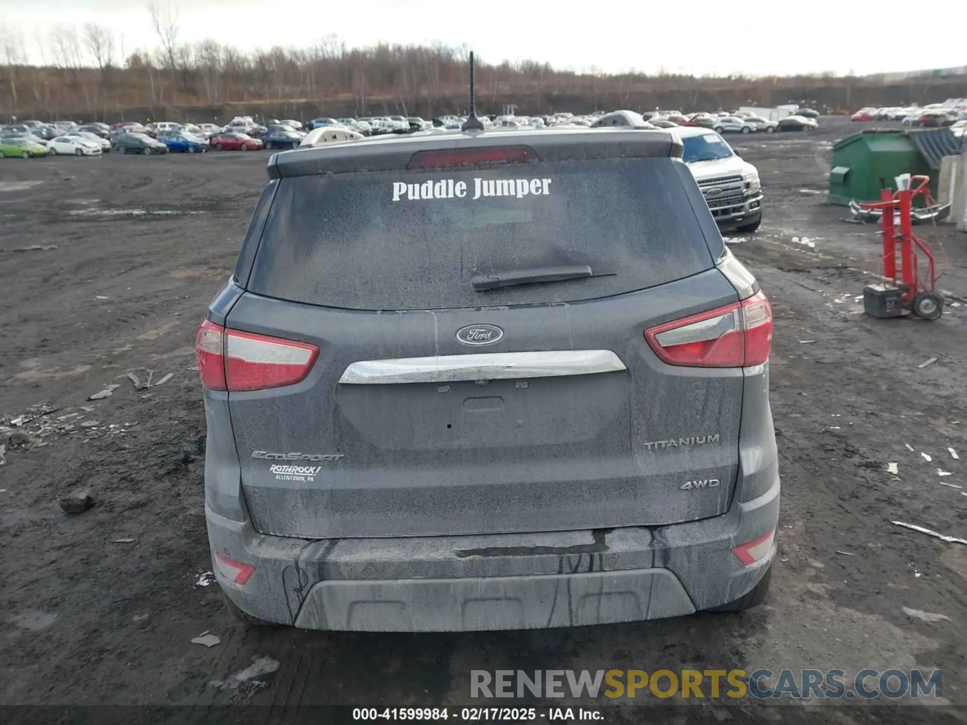 16 Photograph of a damaged car MAJ6S3KL4KC283605 FORD ECOSPORT 2019