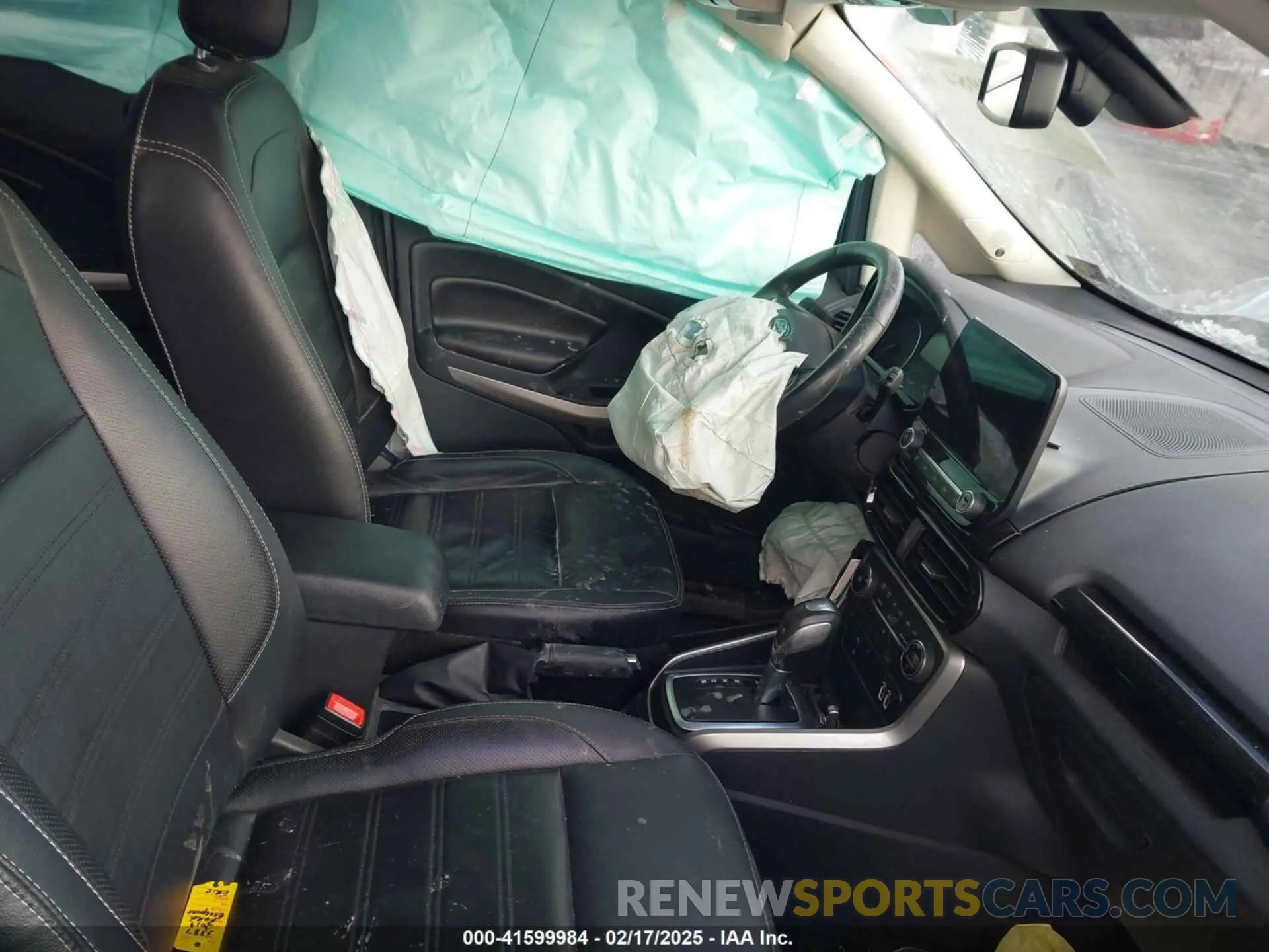5 Photograph of a damaged car MAJ6S3KL4KC283605 FORD ECOSPORT 2019