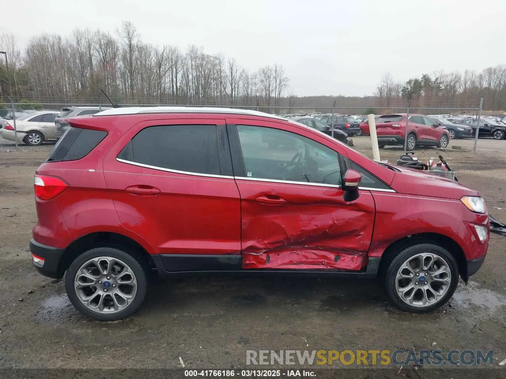 13 Photograph of a damaged car MAJ6S3KL5KC252573 FORD ECOSPORT 2019