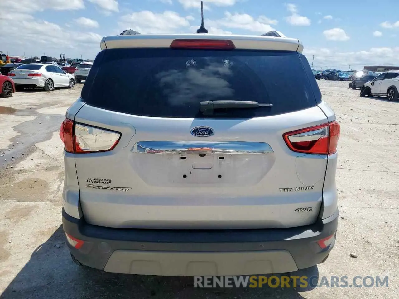 6 Photograph of a damaged car MAJ6S3KL5KC267638 FORD ECOSPORT 2019
