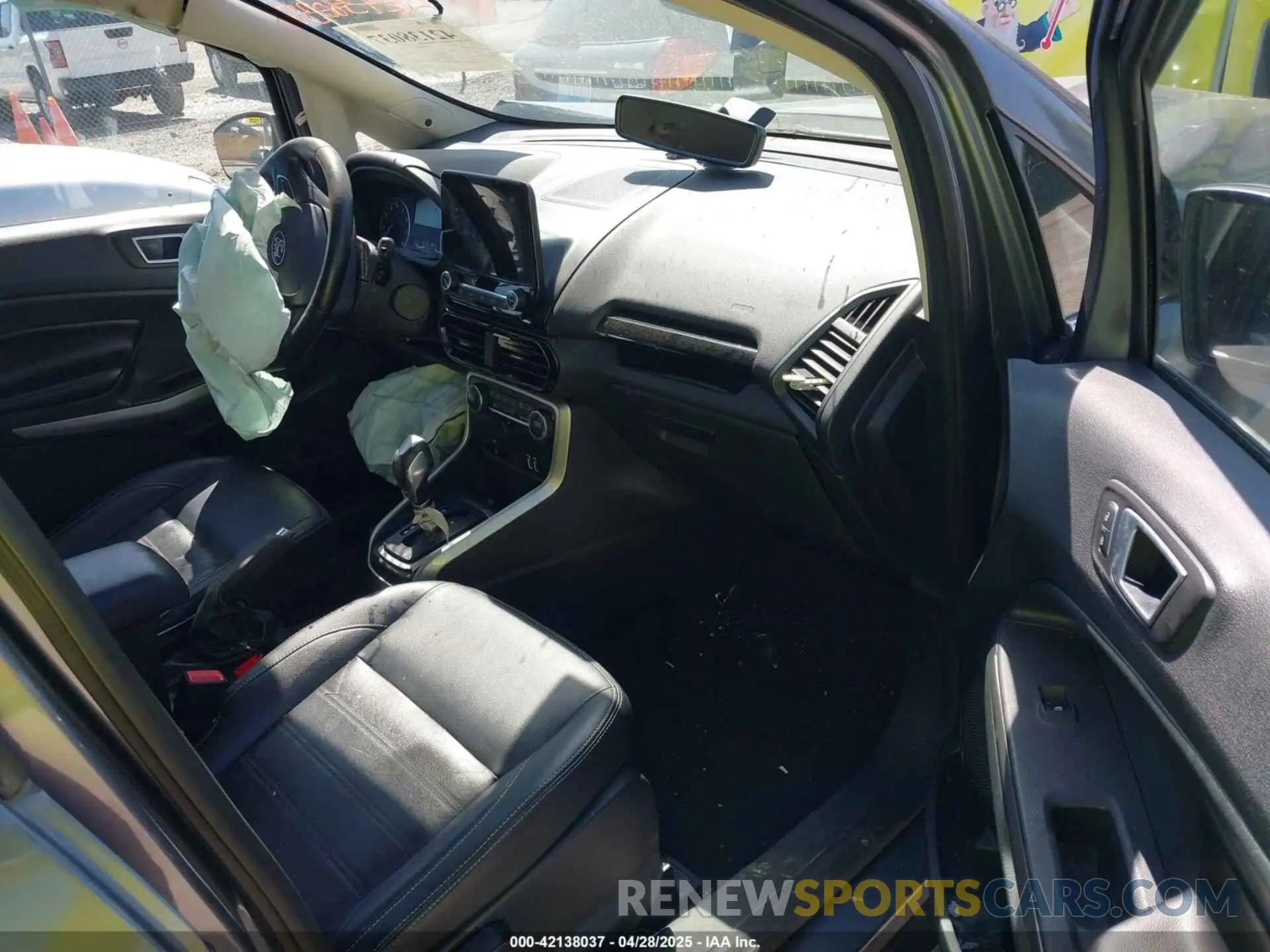 5 Photograph of a damaged car MAJ6S3KL5KC292460 FORD ECOSPORT 2019