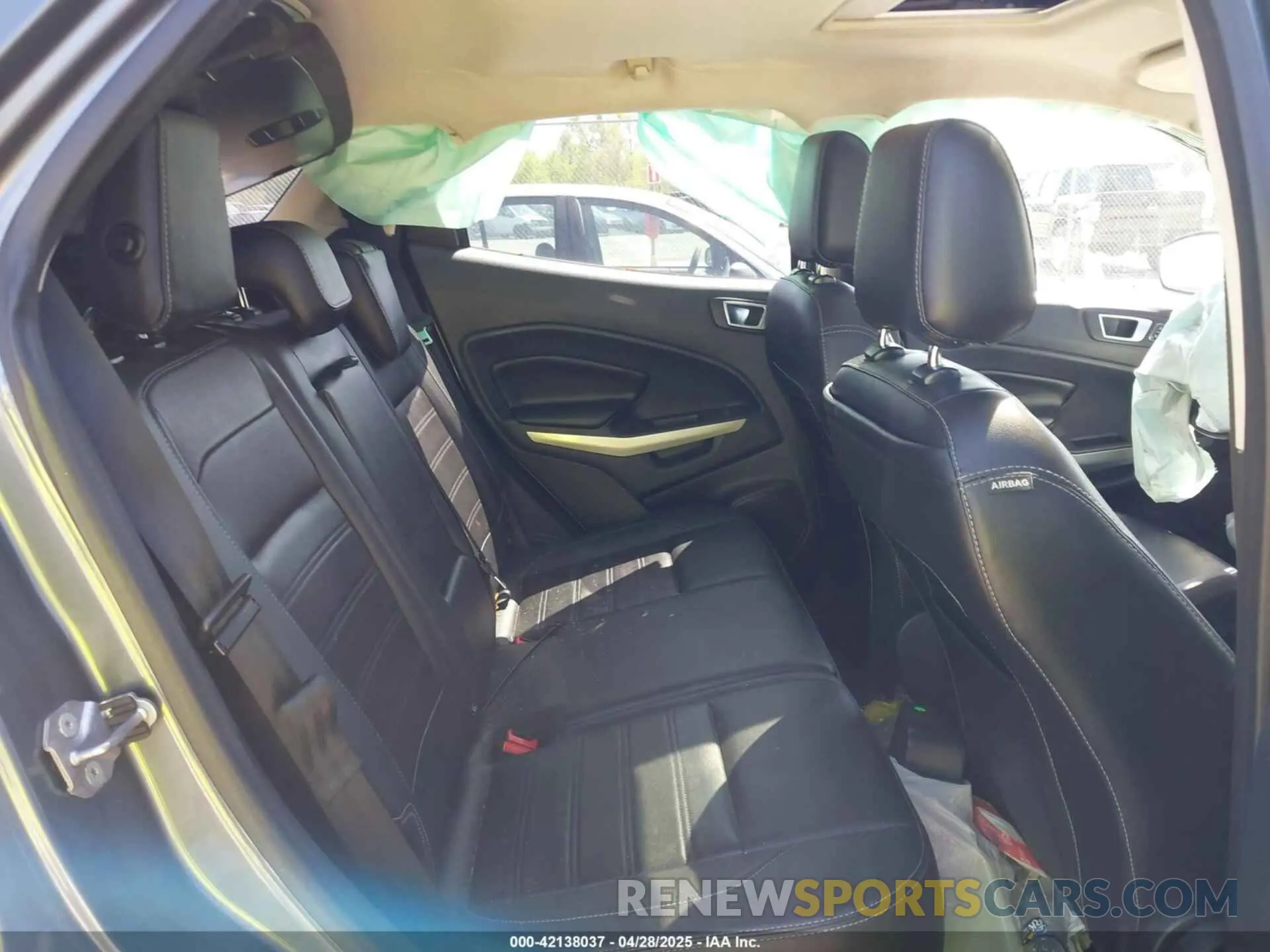8 Photograph of a damaged car MAJ6S3KL5KC292460 FORD ECOSPORT 2019