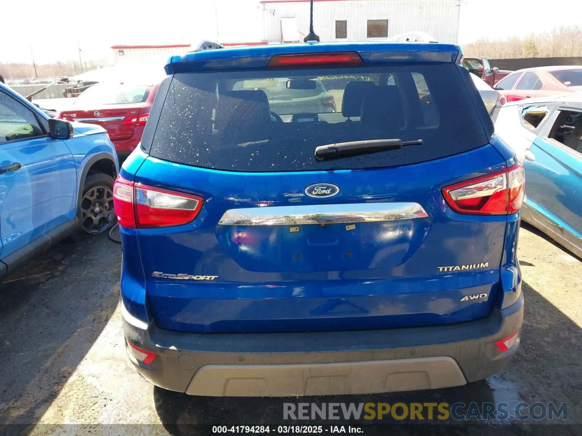 16 Photograph of a damaged car MAJ6S3KL7KC256835 FORD ECOSPORT 2019