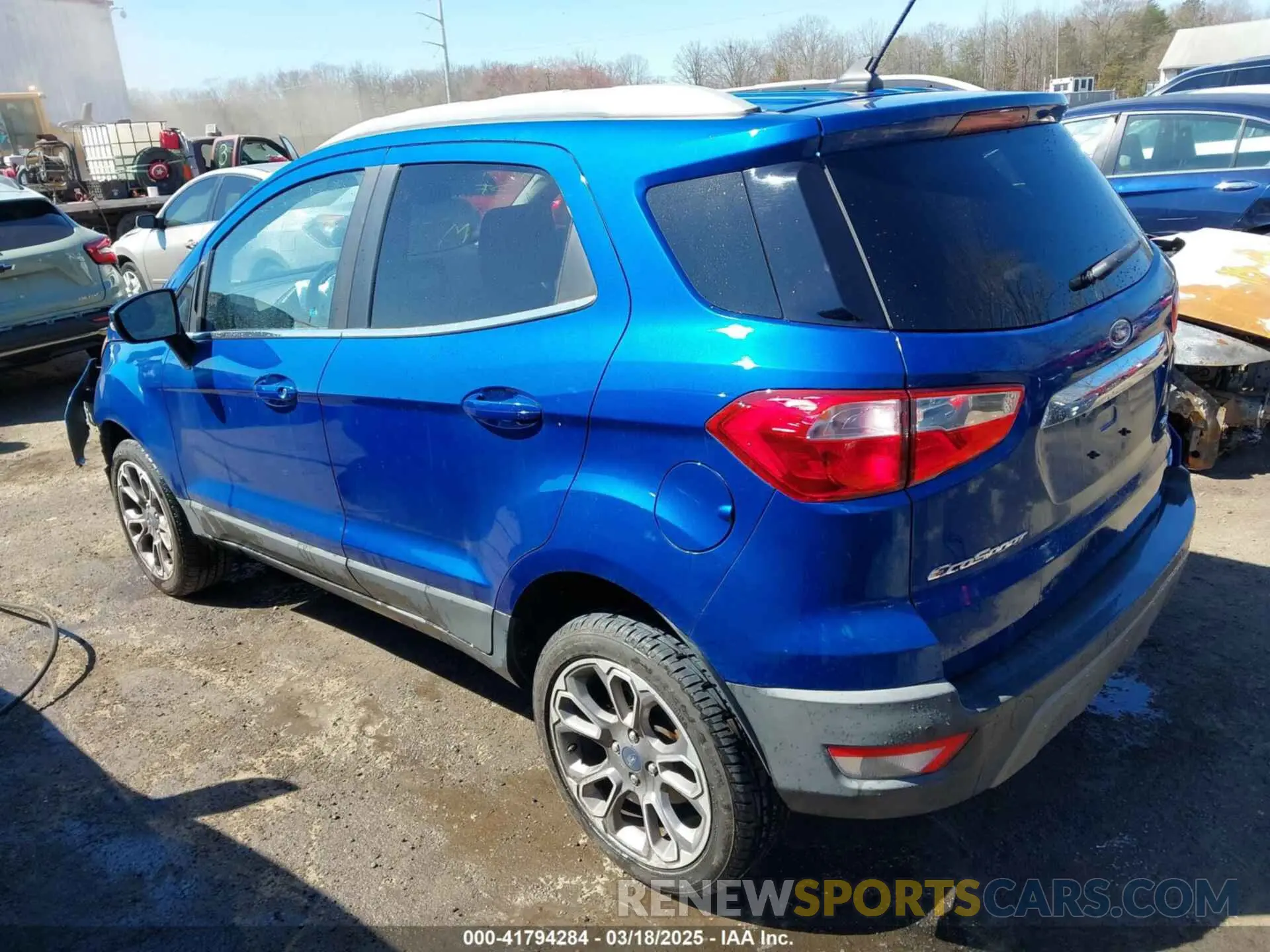 3 Photograph of a damaged car MAJ6S3KL7KC256835 FORD ECOSPORT 2019