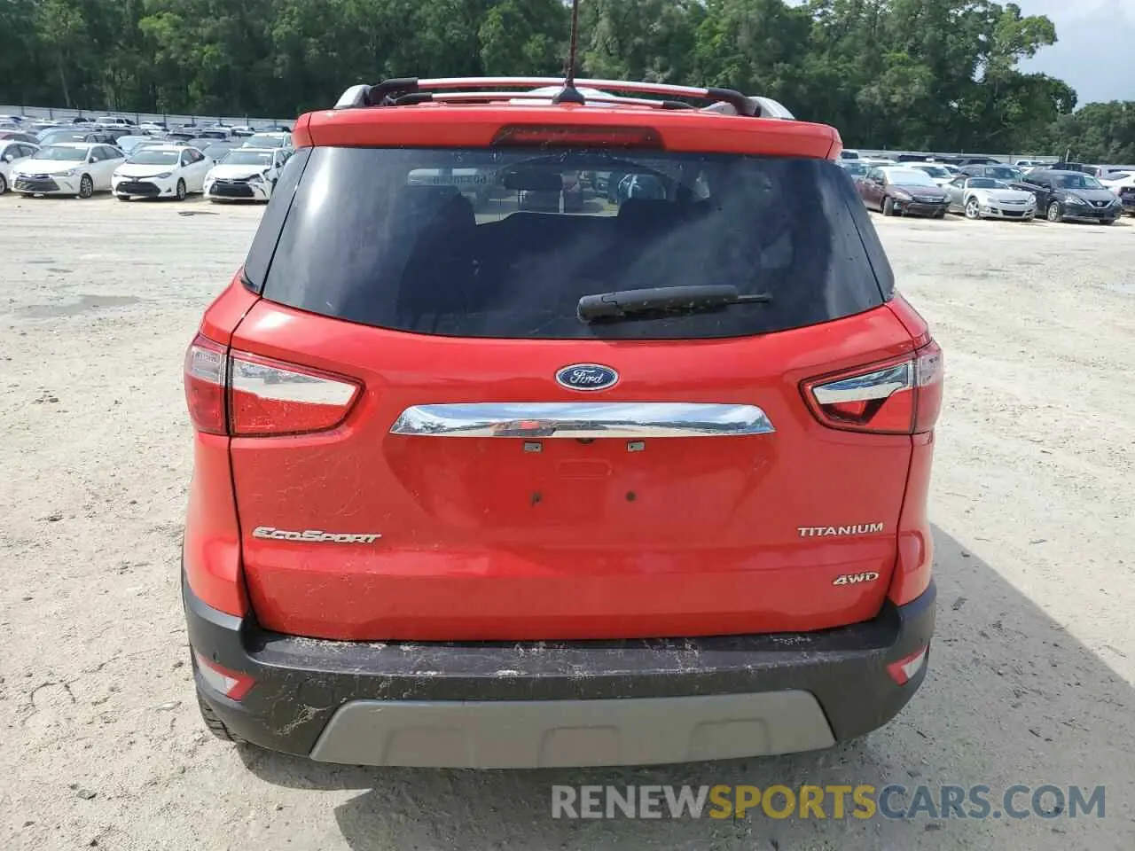 6 Photograph of a damaged car MAJ6S3KL9KC306893 FORD ECOSPORT 2019