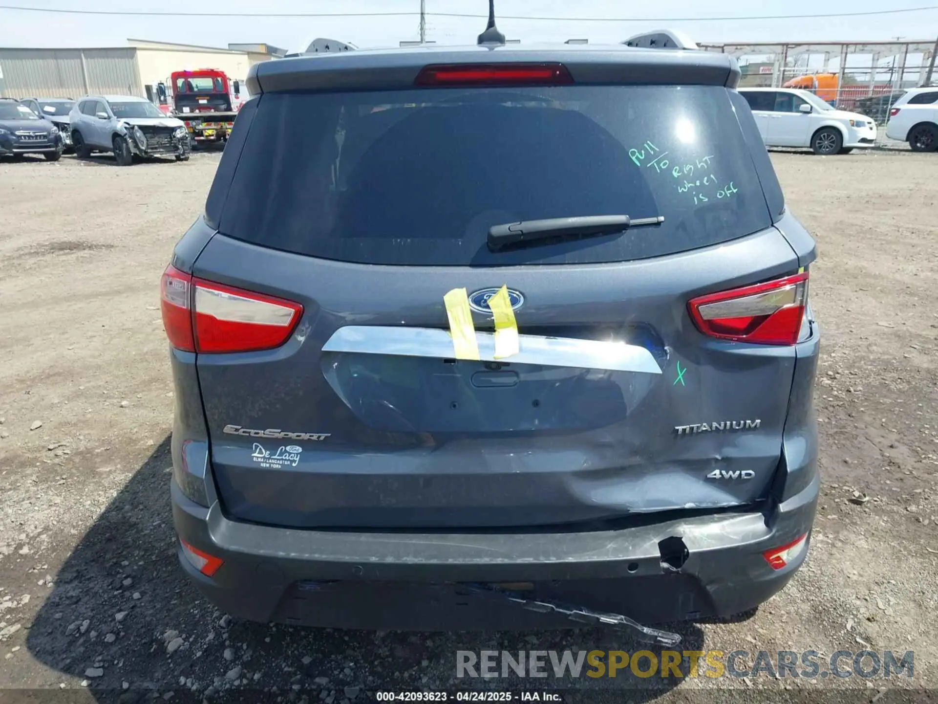16 Photograph of a damaged car MAJ6S3KLXKC271197 FORD ECOSPORT 2019