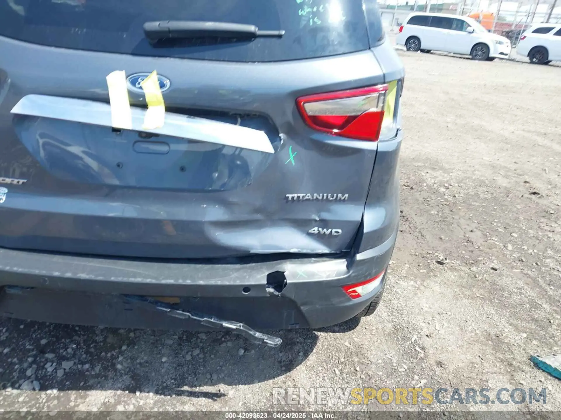 6 Photograph of a damaged car MAJ6S3KLXKC271197 FORD ECOSPORT 2019