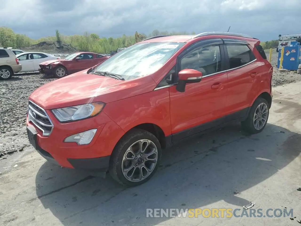 1 Photograph of a damaged car MAJ6S3KLXKC296665 FORD ECOSPORT 2019