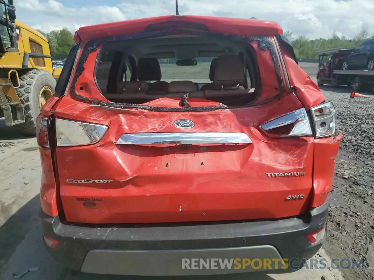 6 Photograph of a damaged car MAJ6S3KLXKC296665 FORD ECOSPORT 2019