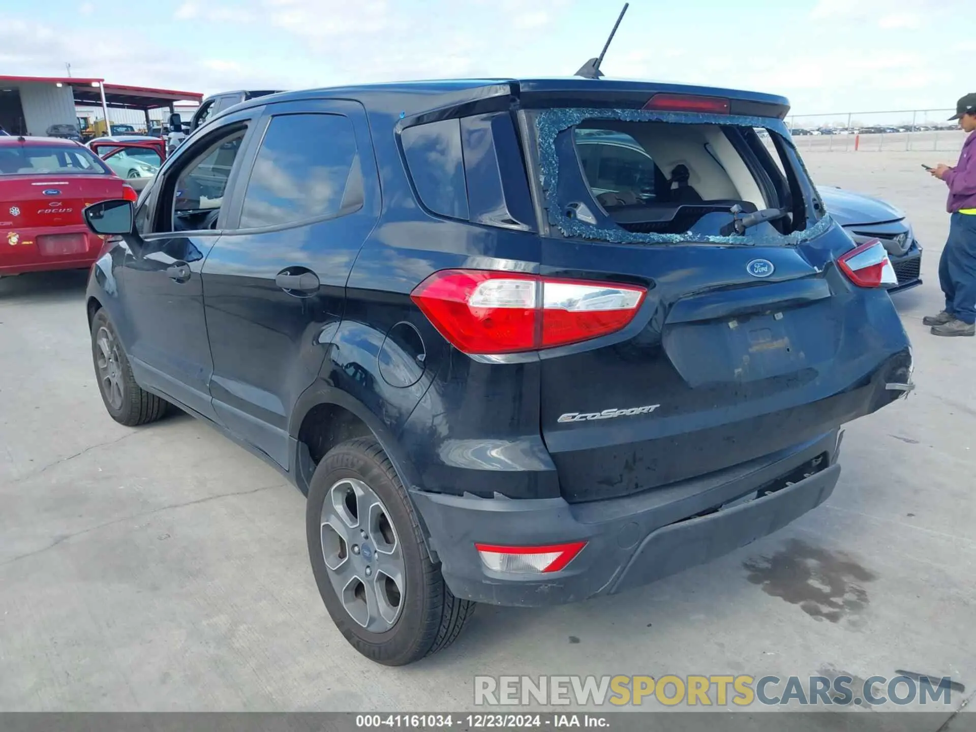 3 Photograph of a damaged car MAJ3S2FE1LC320488 FORD ECOSPORT 2020
