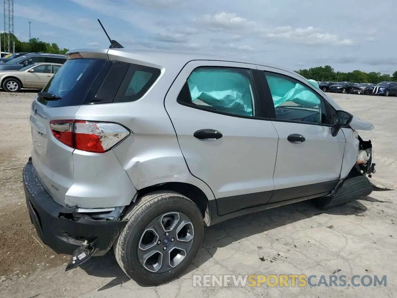 3 Photograph of a damaged car MAJ3S2FE1LC336240 FORD ECOSPORT 2020