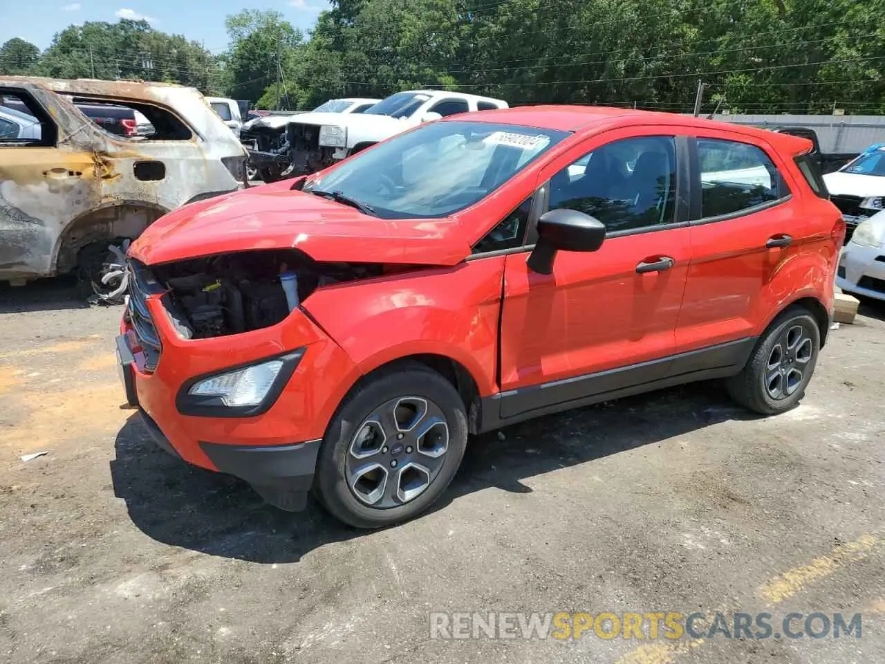 1 Photograph of a damaged car MAJ3S2FE1LC388208 FORD ECOSPORT 2020