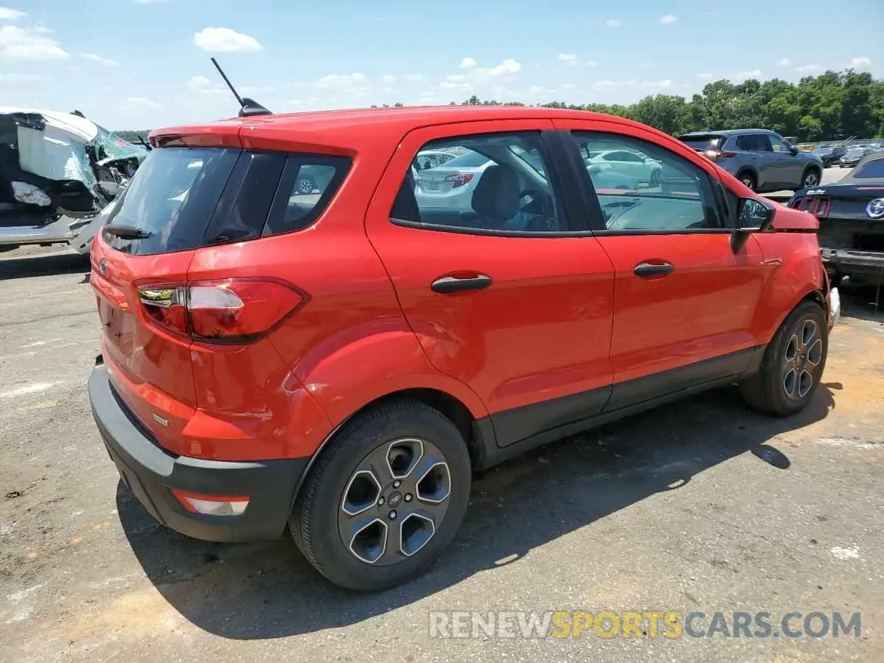 3 Photograph of a damaged car MAJ3S2FE1LC388208 FORD ECOSPORT 2020