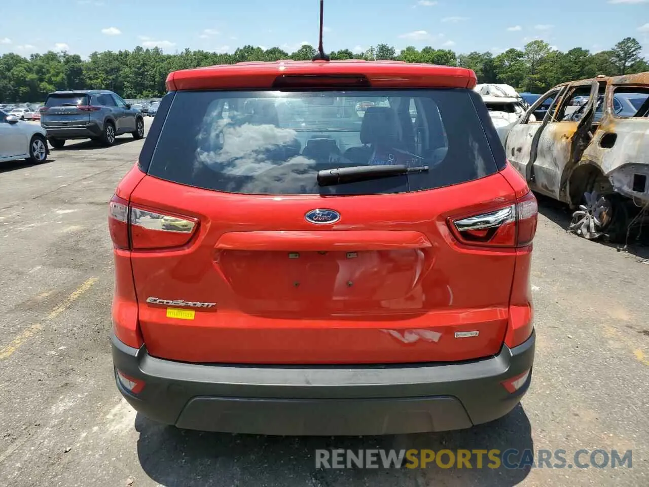 6 Photograph of a damaged car MAJ3S2FE1LC388208 FORD ECOSPORT 2020