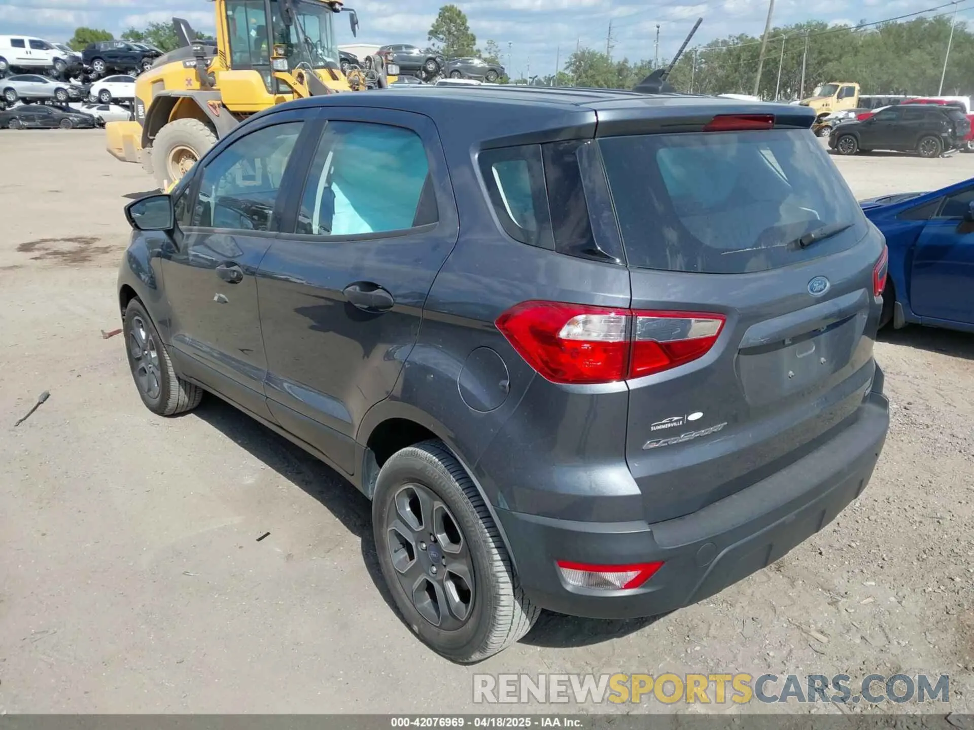 3 Photograph of a damaged car MAJ3S2FE2LC366184 FORD ECOSPORT 2020