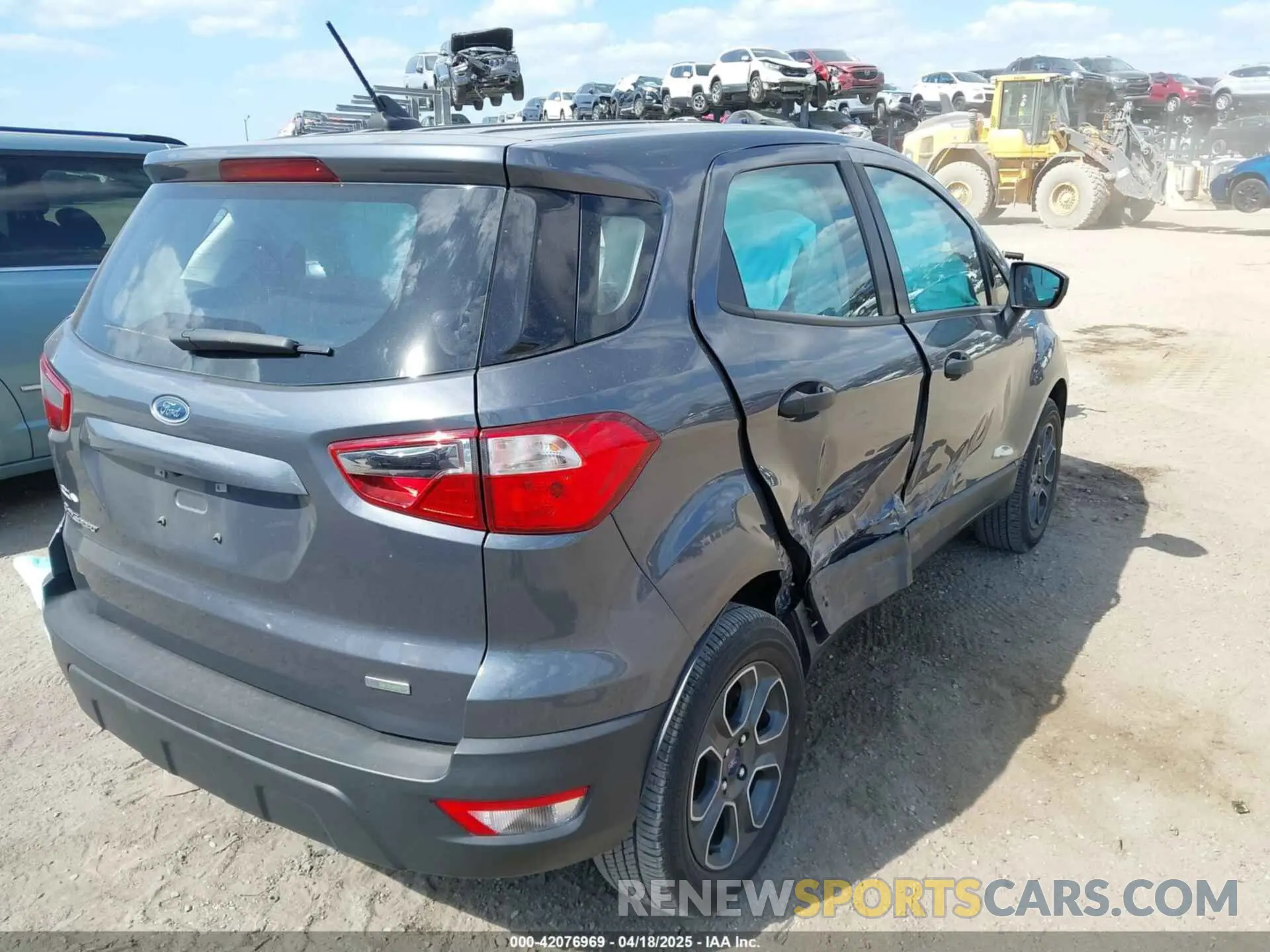 4 Photograph of a damaged car MAJ3S2FE2LC366184 FORD ECOSPORT 2020
