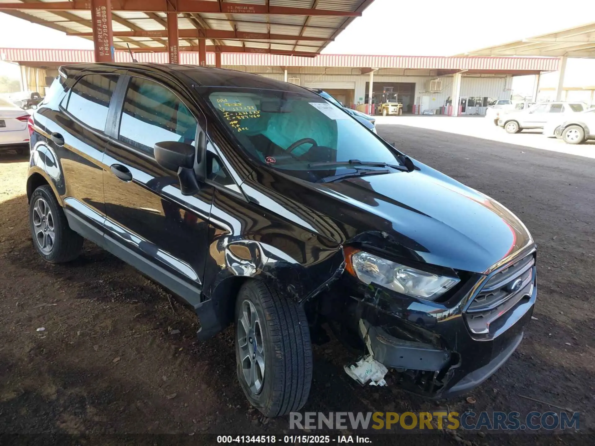 1 Photograph of a damaged car MAJ3S2FE3LC377288 FORD ECOSPORT 2020