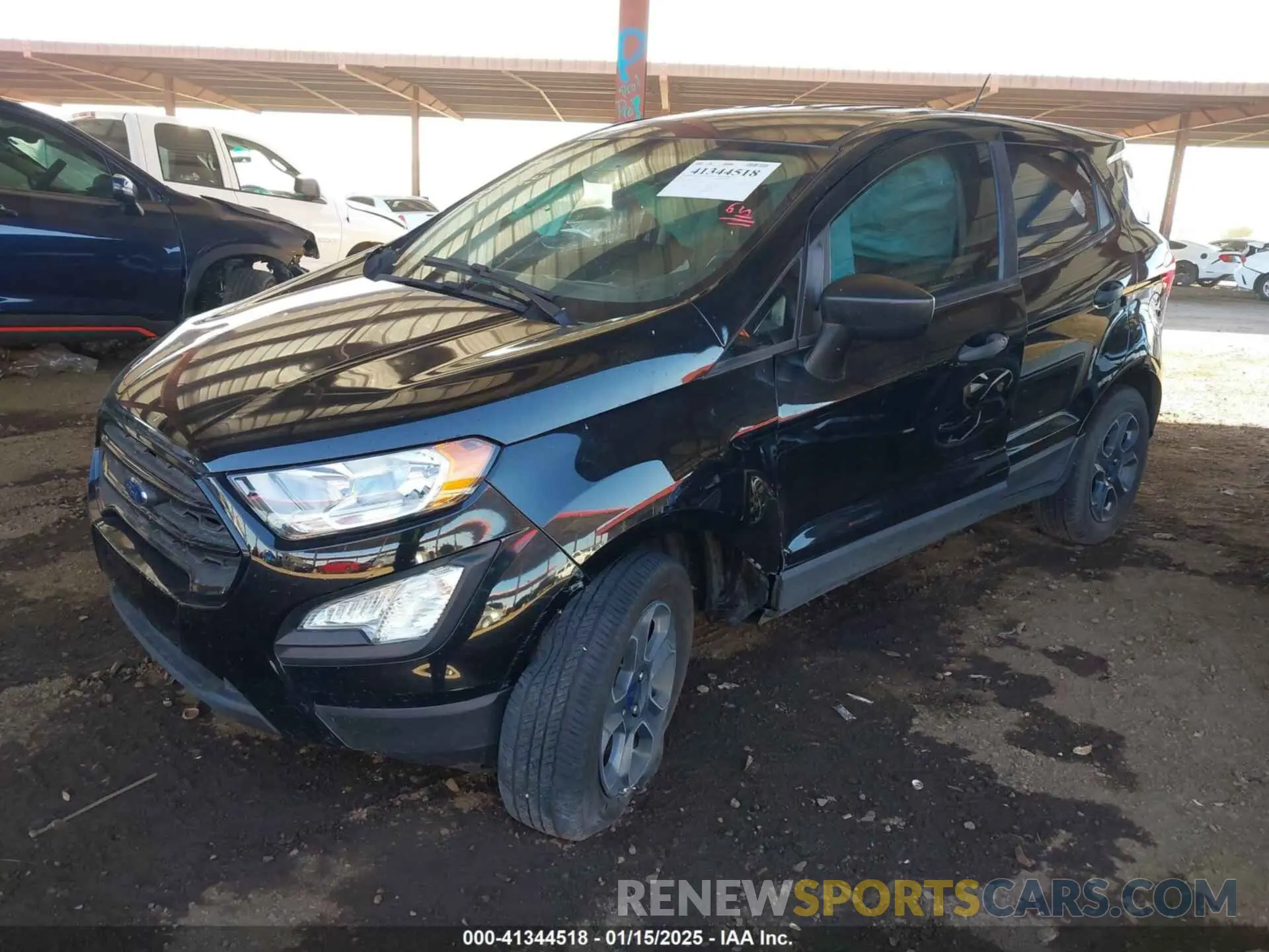 2 Photograph of a damaged car MAJ3S2FE3LC377288 FORD ECOSPORT 2020