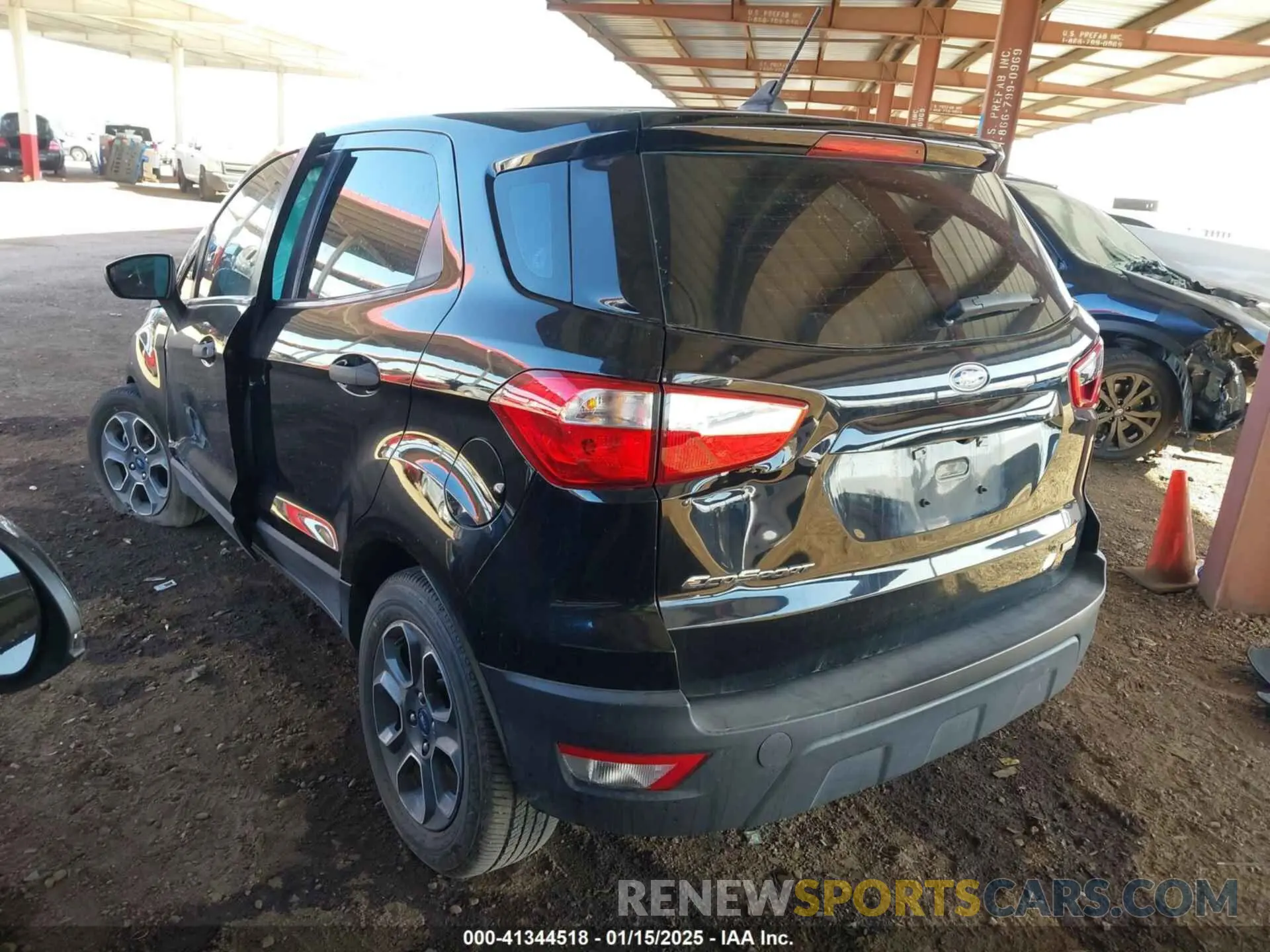 3 Photograph of a damaged car MAJ3S2FE3LC377288 FORD ECOSPORT 2020