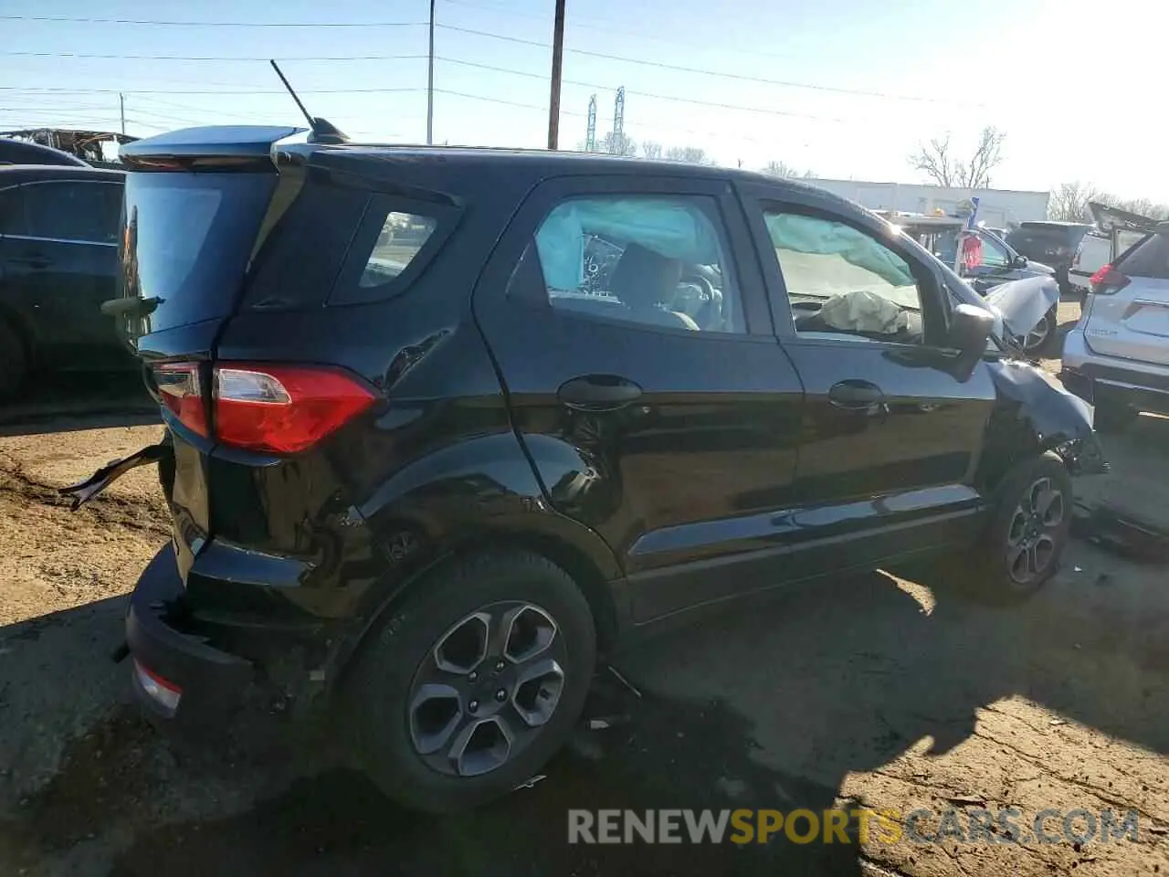 3 Photograph of a damaged car MAJ3S2FE4LC334160 FORD ECOSPORT 2020