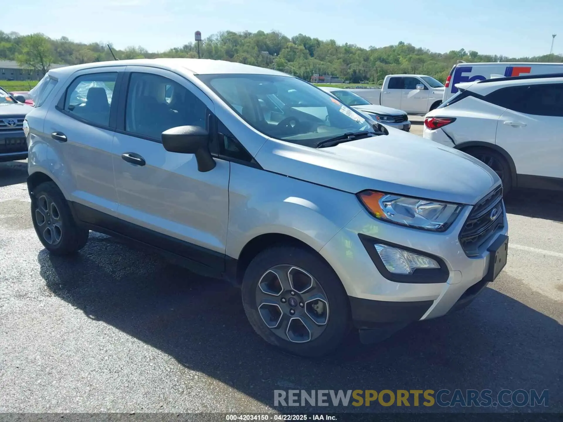 1 Photograph of a damaged car MAJ3S2FE4LC385013 FORD ECOSPORT 2020
