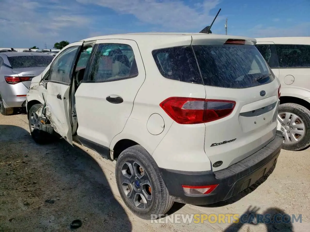 2 Photograph of a damaged car MAJ3S2FE5LC341313 FORD ECOSPORT 2020