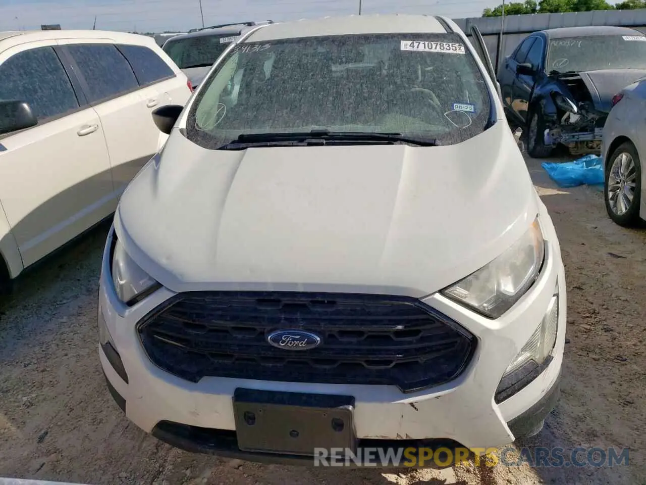 5 Photograph of a damaged car MAJ3S2FE5LC341313 FORD ECOSPORT 2020