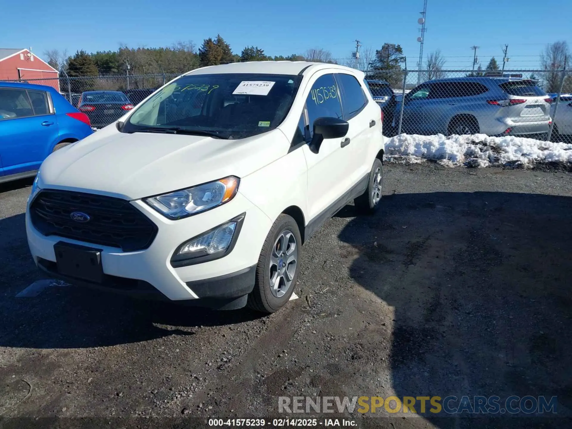 2 Photograph of a damaged car MAJ3S2FE7LC369923 FORD ECOSPORT 2020