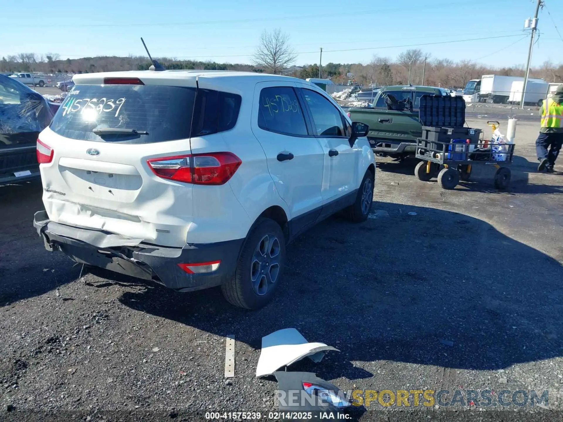 4 Photograph of a damaged car MAJ3S2FE7LC369923 FORD ECOSPORT 2020