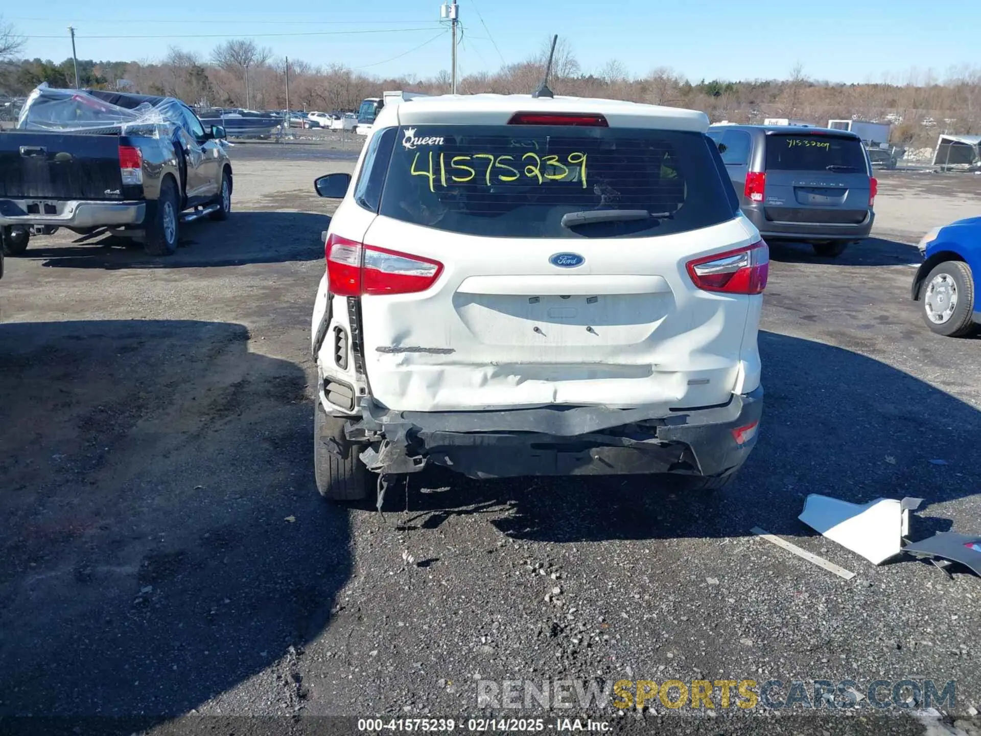 6 Photograph of a damaged car MAJ3S2FE7LC369923 FORD ECOSPORT 2020