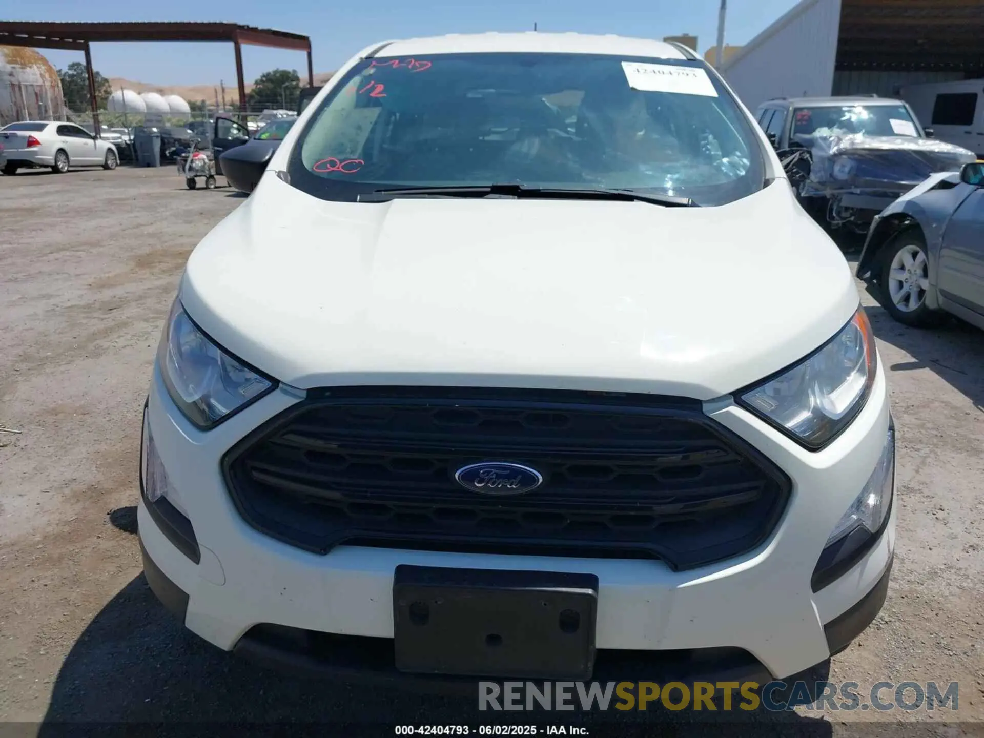 12 Photograph of a damaged car MAJ3S2FE8LC317300 FORD ECOSPORT 2020