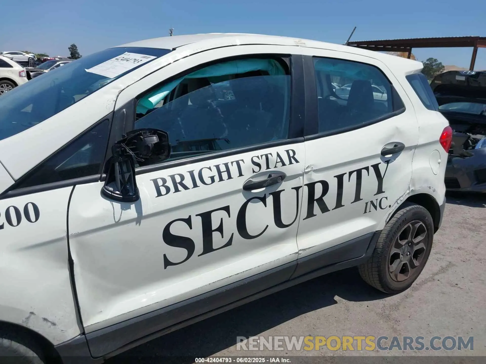 14 Photograph of a damaged car MAJ3S2FE8LC317300 FORD ECOSPORT 2020