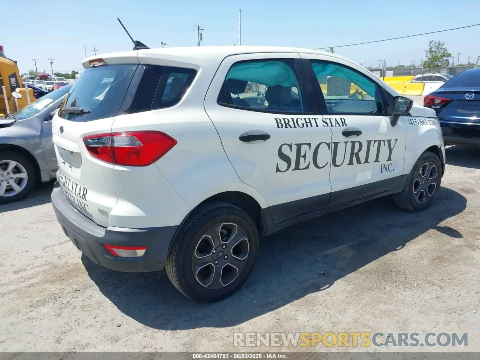 4 Photograph of a damaged car MAJ3S2FE8LC317300 FORD ECOSPORT 2020
