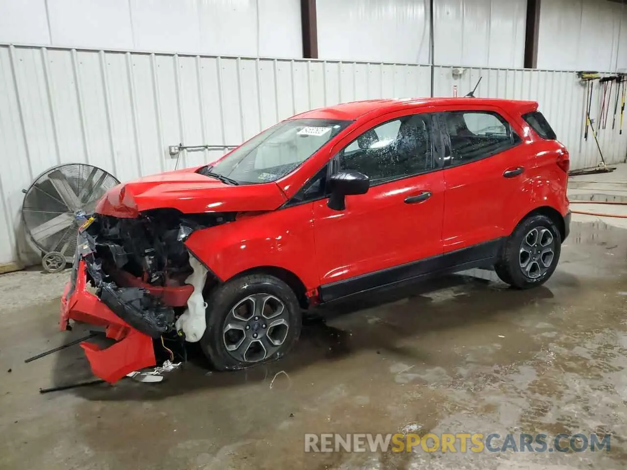 1 Photograph of a damaged car MAJ3S2FEXLC319856 FORD ECOSPORT 2020