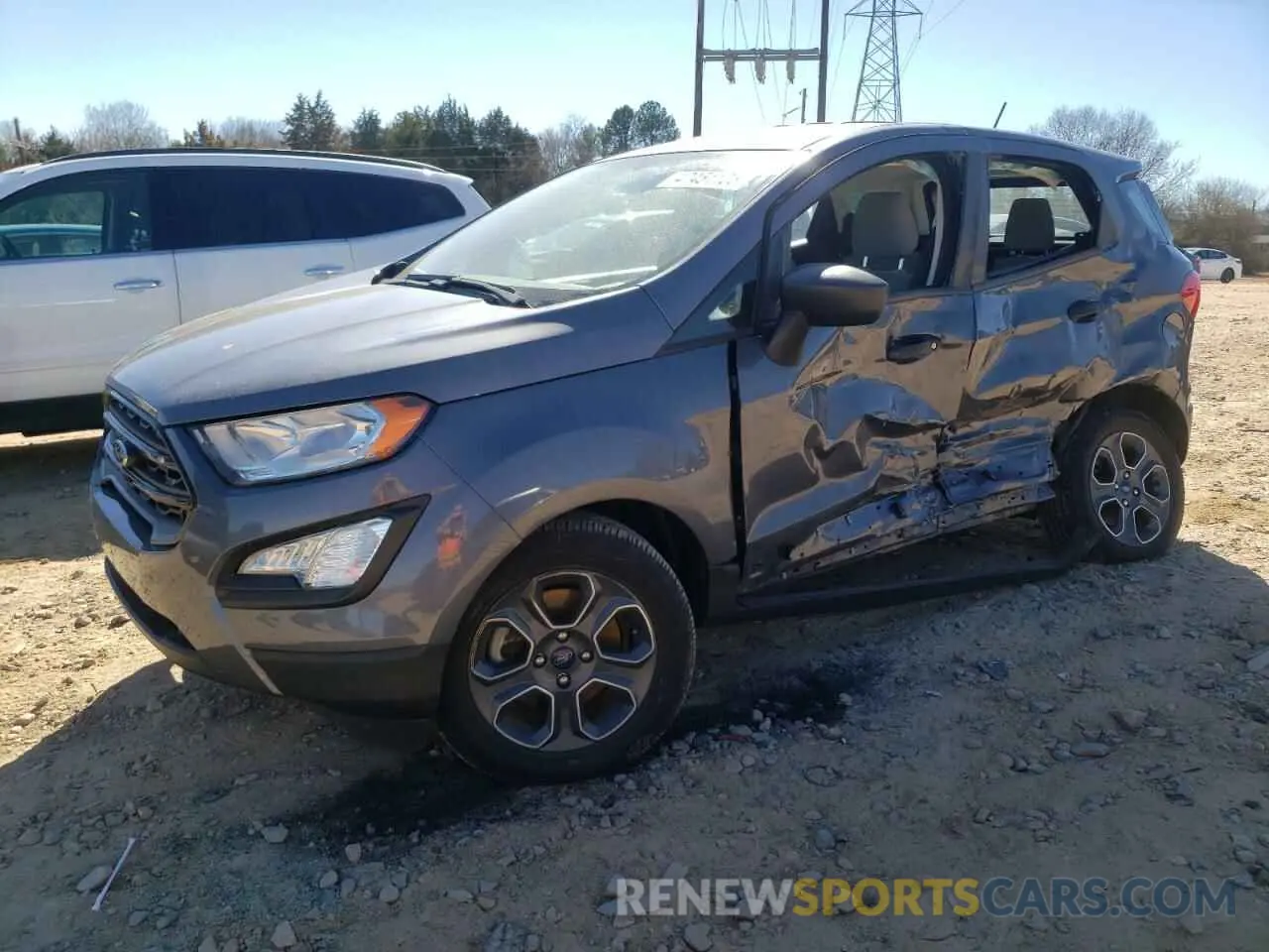 1 Photograph of a damaged car MAJ3S2FEXLC387123 FORD ECOSPORT 2020