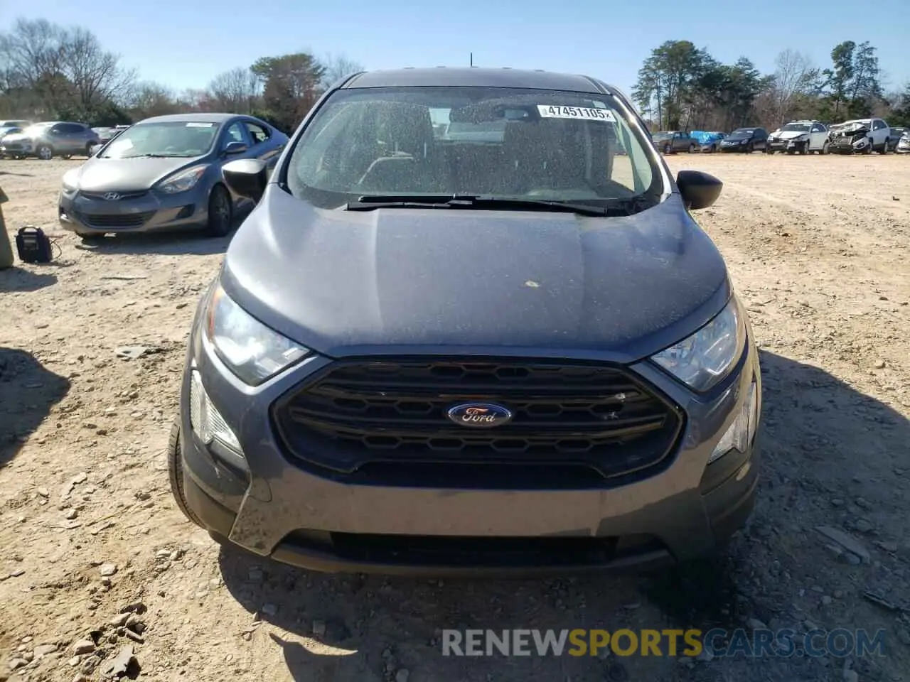 5 Photograph of a damaged car MAJ3S2FEXLC387123 FORD ECOSPORT 2020