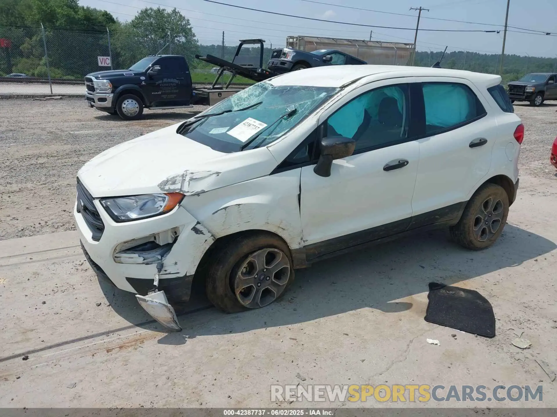 2 Photograph of a damaged car MAJ3S2FEXLC393682 FORD ECOSPORT 2020