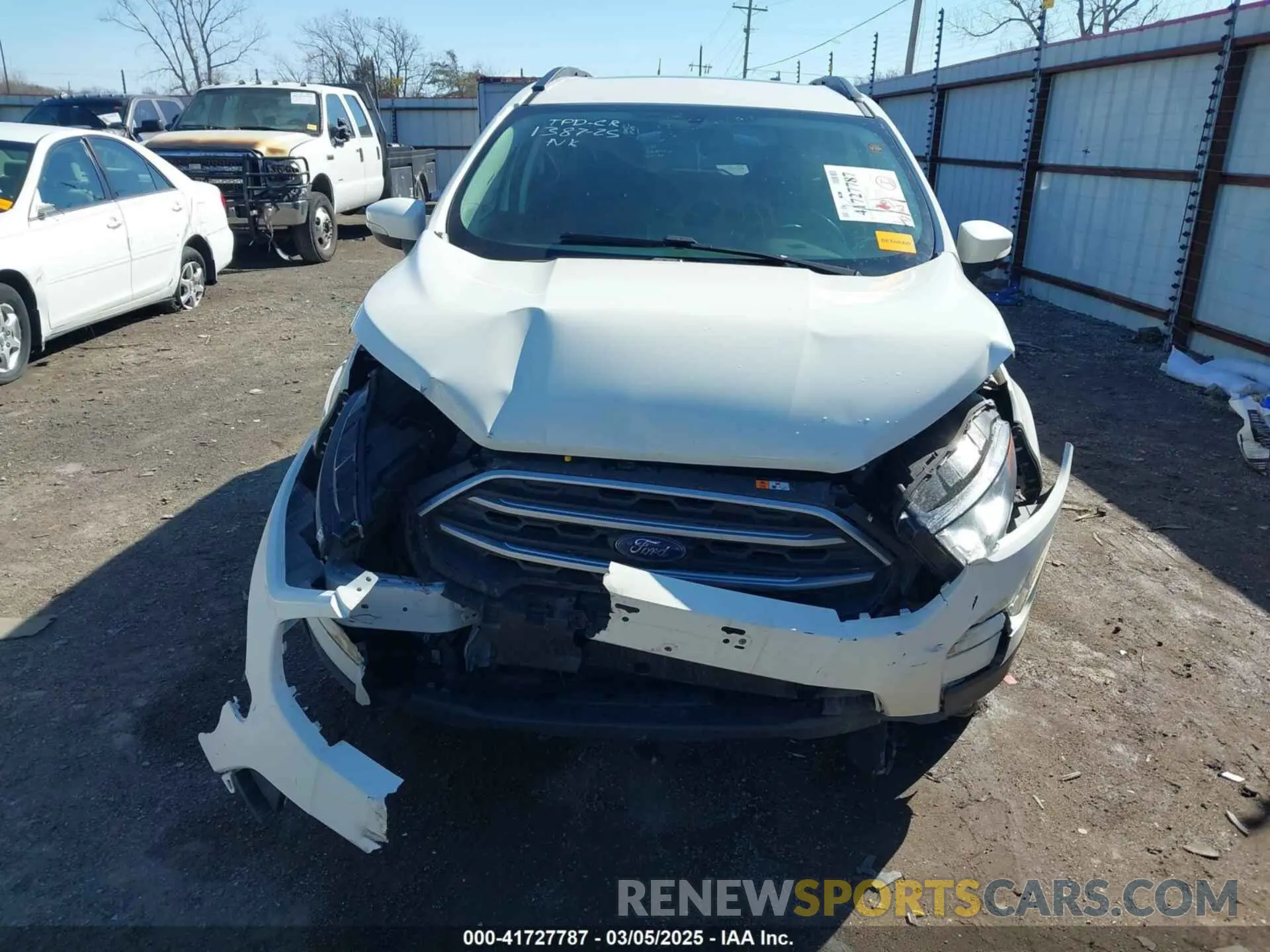12 Photograph of a damaged car MAJ3S2GE0LC322232 FORD ECOSPORT 2020