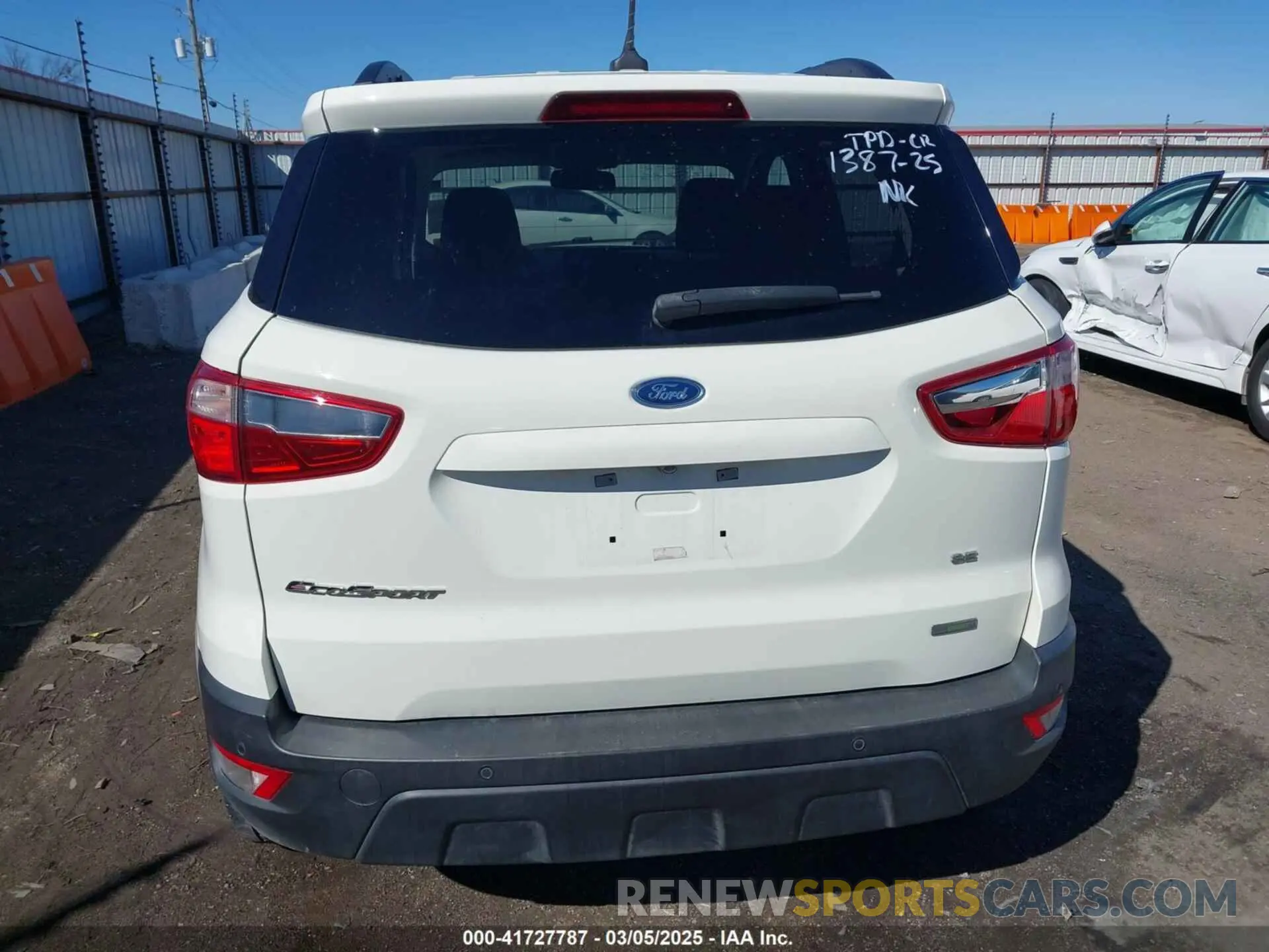 16 Photograph of a damaged car MAJ3S2GE0LC322232 FORD ECOSPORT 2020