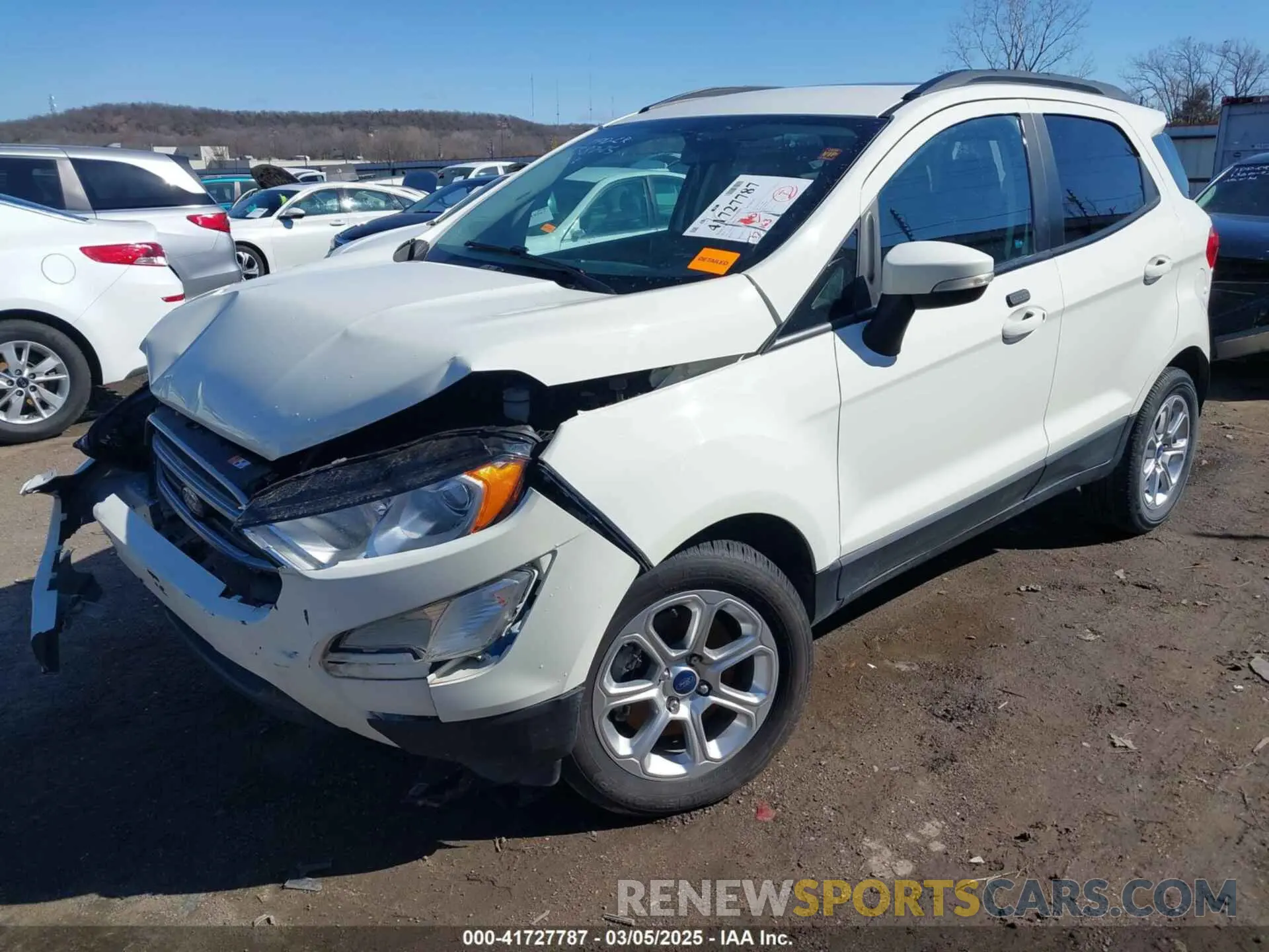 2 Photograph of a damaged car MAJ3S2GE0LC322232 FORD ECOSPORT 2020