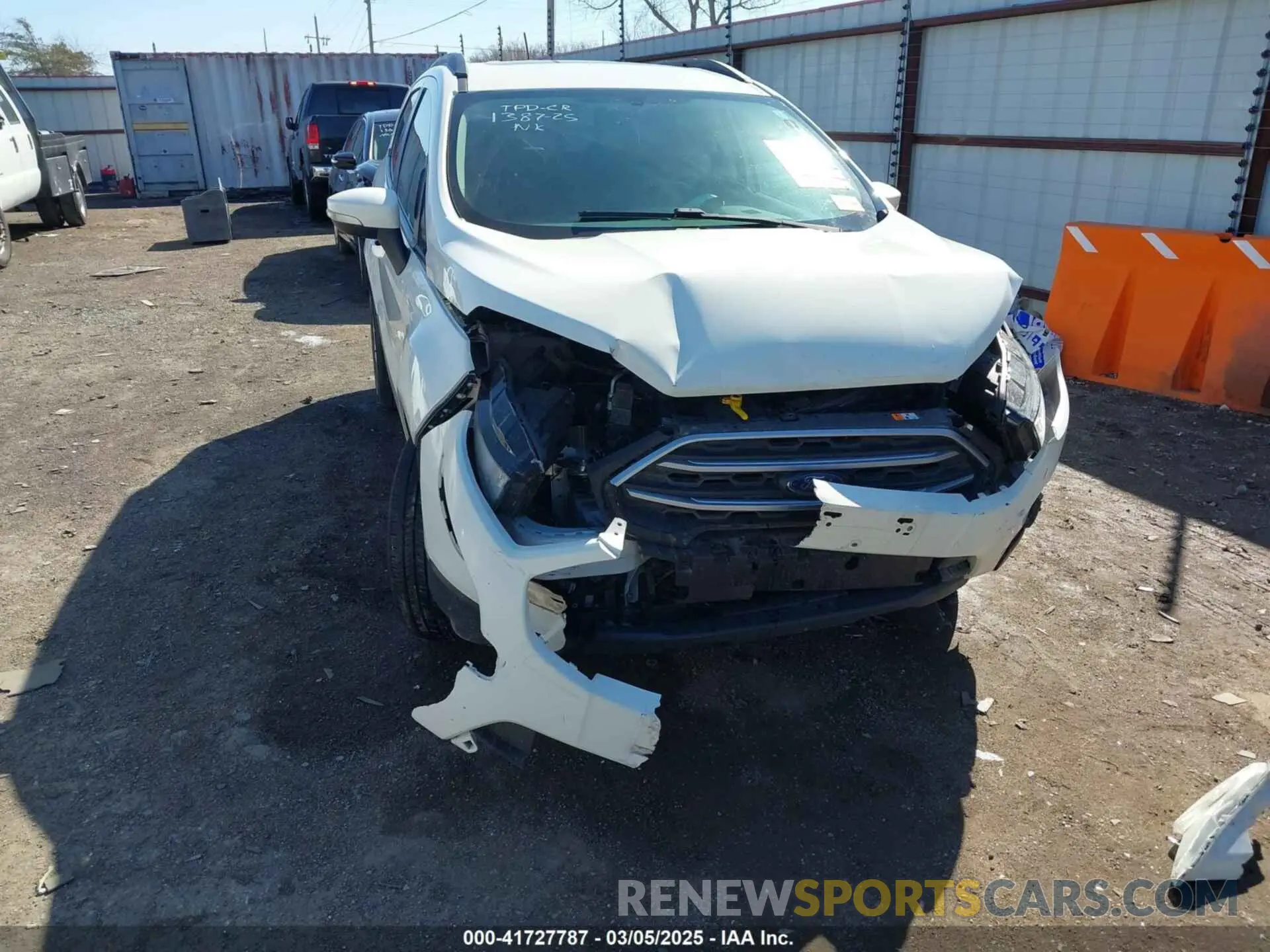 6 Photograph of a damaged car MAJ3S2GE0LC322232 FORD ECOSPORT 2020